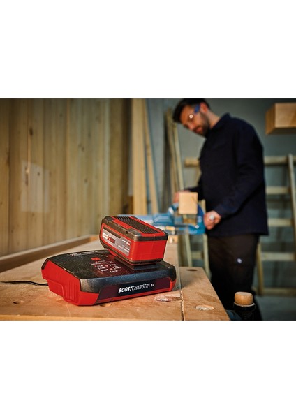 Orijinal Einhell şarj cihazı Power X-Boostcharger 8A Power X-Change (Li-ion, tüm PXC aküler için uygun, daha hızlı şarj için boost modu, 7 aşamalı LED durum göstergesi) - 4512155 fiyatları
