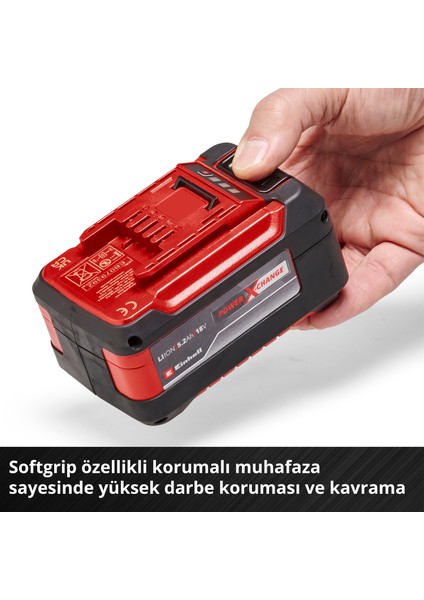 Orijinal Starter Set 5,2 Ah PXC 4512147 | 18 V | 1260 W | akü + 3A şarj cihazı | 100 dak. şarj süresi | PXC | Li-ion | şarj yönetimi | LED gösterge