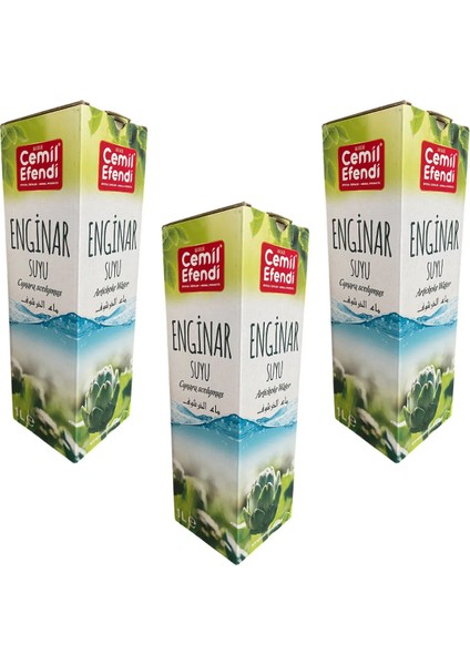 Enginar Suyu 3 Lü 3 lt Bitkisel İçerik ile Aromatik ve Doğal indirimleri
