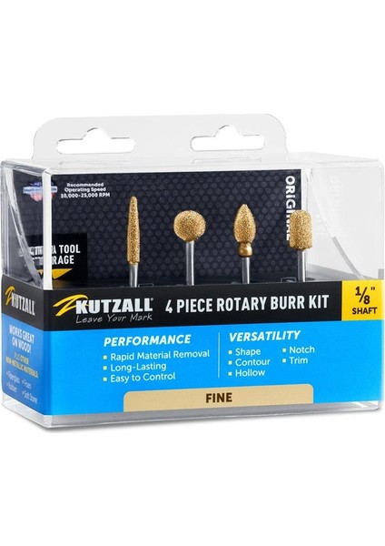 18FKIT01 Ince Diş Ahşap Törpü Seti 4 Parça (Sap: 3.1mm) fiyatları