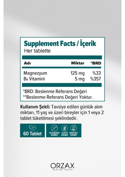 Ocean Magnezyum Complex 60 Tablet x 2 Adet fiyatları