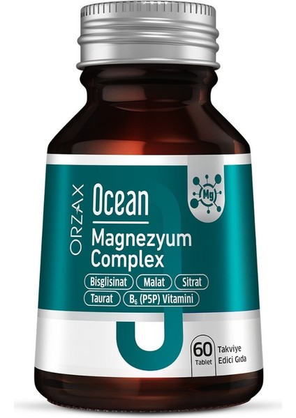 Ocean Magnezyum Complex 60 Tablet x 2 Adet