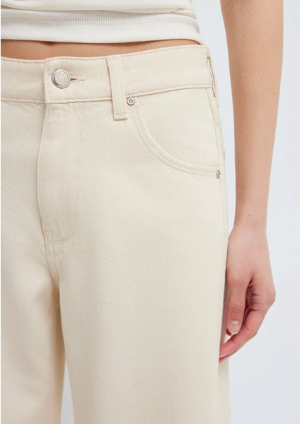 Siena Iconic Krem Jean Pantolon 1010763-A3903