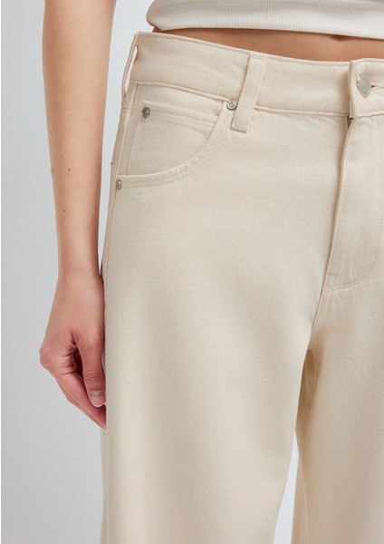 Siena Iconic Krem Jean Pantolon 1010763-A3903