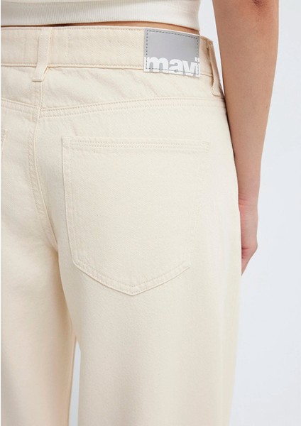 Siena Iconic Krem Jean Pantolon 1010763-A3903