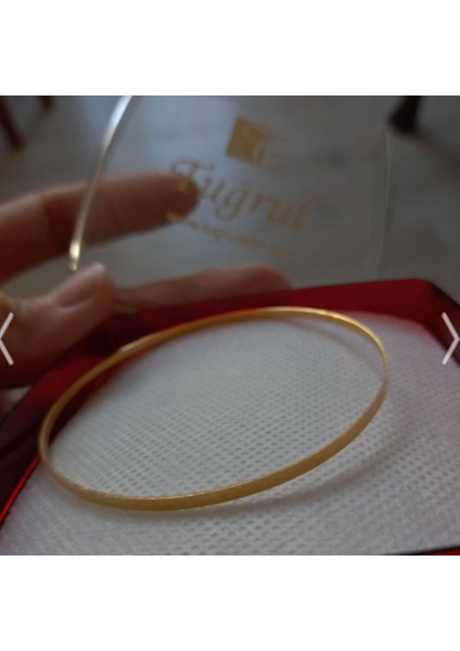 4 gr(gram) 22 Ayar Kibrit Çöpü Bilezik