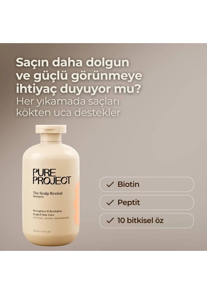 Bitkisel İçerikli Sülfatsız Şampuan 300 ml | Peptit & Biotin ile Güçlendirici Bakım modelleri