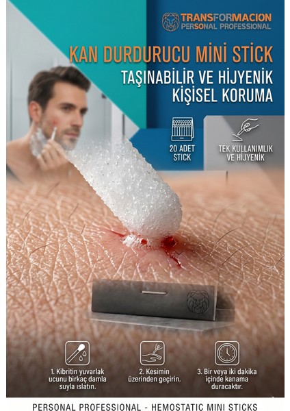 Kan Durdurucu Mini Stick 20 Adet modelleri