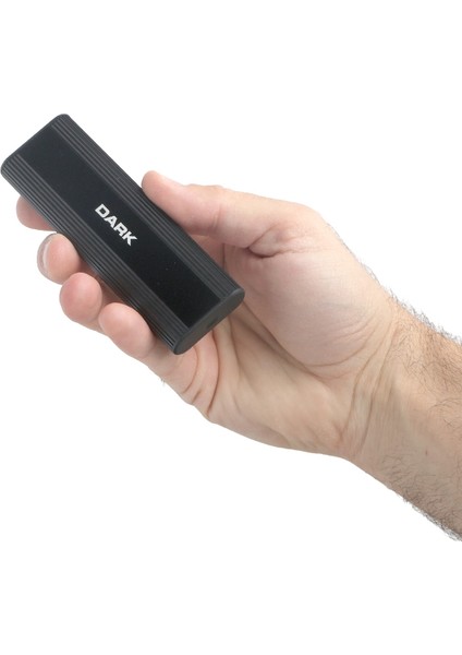 10Gbps USB 3.2 Gen2 Type-C, Max.8TB M.2 NVMe Uyumlu, 2230/2280 SSD Destekli, Vidasız Montaj&Kolay Kurulum, Alüminyum Type-C Disk Kutusu (DK-AC-DSEM2)