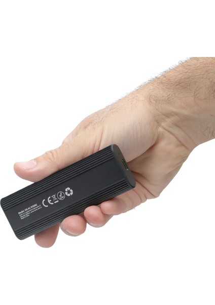10Gbps USB 3.2 Gen2 Type-C, Max.8TB M.2 NVMe Uyumlu, 2230/2280 SSD Destekli, Vidasız Montaj&Kolay Kurulum, Alüminyum Type-C Disk Kutusu (DK-AC-DSEM2)
