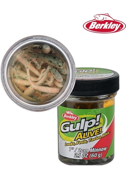 Gulp Alive Minnow Silikon Yem Black Shad fırsatları