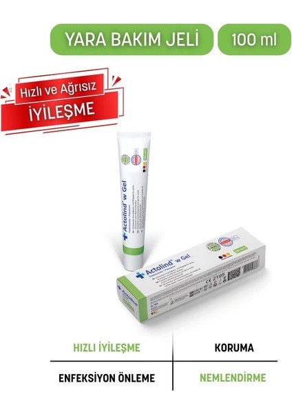 Actolind ® W Gel 100 ml | Yara İyileştirme Jeli