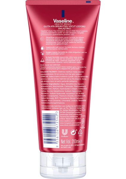 Gluta-Hya Serum Etkili Vücut Losyonu 200 ml