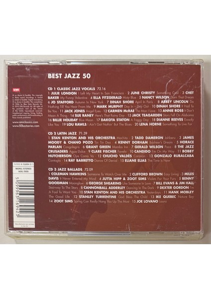Best Jazz 50 3 Cd'lik Set fiyatları