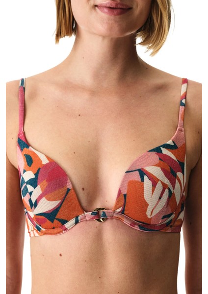 Brayana Yoğun Push Up Simli Bikini Üstü modelleri