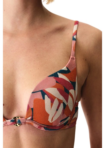 Brayana Yoğun Push Up Simli Bikini Üstü fırsatları