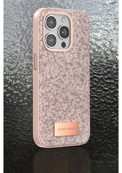 Csmtex Onegif Iphone 14 Pro Max Bright Simli Kapak - Gold fırsatları