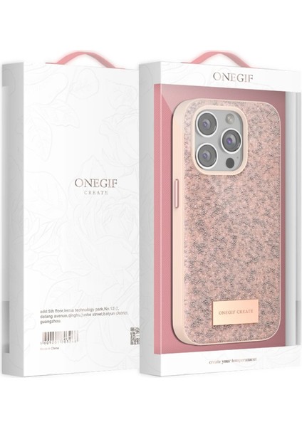 Csmtex Onegif Iphone 14 Pro Max Bright Simli Kapak - Gold indirimleri