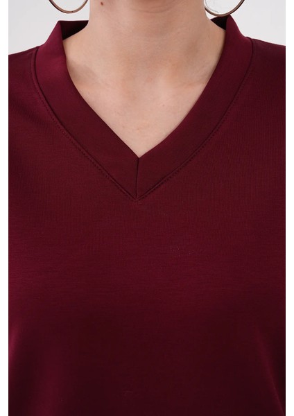 V Yaka Kristal T-Shirt indirimleri