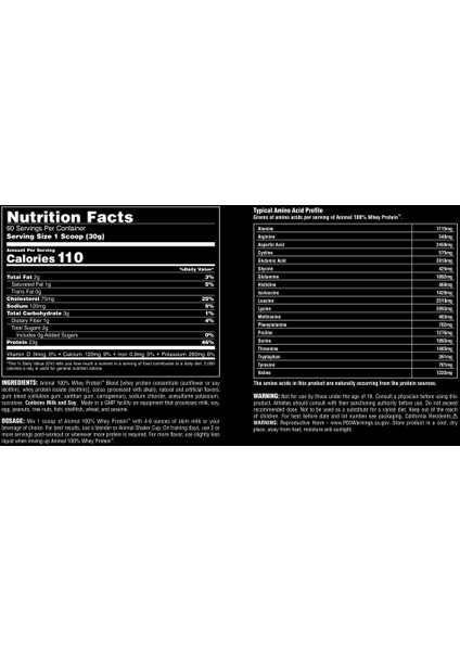 Animal, 100% Whey Protein 1.8kg Çikolata Aromalı fiyatları