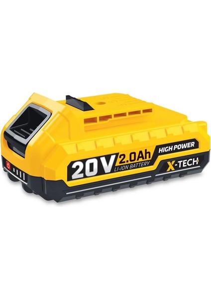 Yedek Batarya 20 Volt 2.0 Amper Yüksek Güçlü Li-Ion Malzeme ile Dayanıklı fırsatları