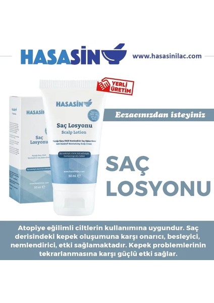 Hasasin Ilaç Hasasin Saç Losyonu 50 ml fiyatları