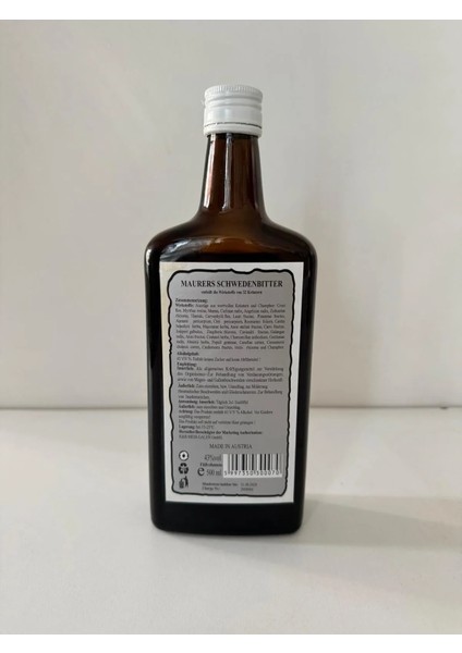 500 ml İsveç Şurubu Doğal Bitkisel İçeriklerle Zenginleştirilmiş Özel Karışım modelleri