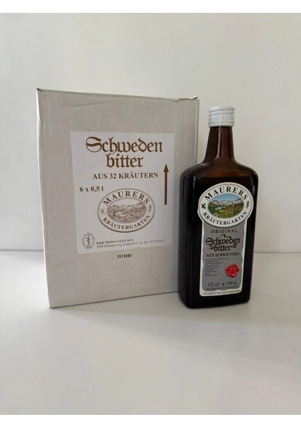 500 ml İsveç Şurubu Doğal Bitkisel İçeriklerle Zenginleştirilmiş Özel Karışım fırsatları