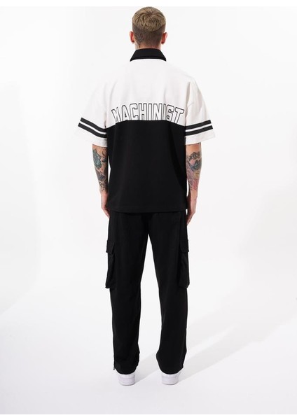 Erkek 87 Pieced Polo Yaka Tişört Ekru