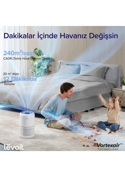 Core 300S Pro Hava Temizleme Cihazı Beyaz