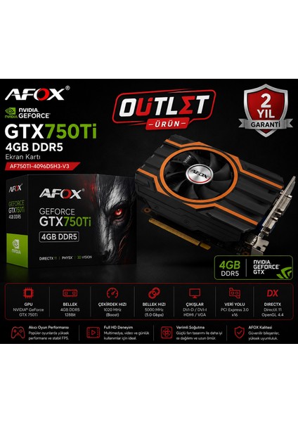 Afox AF750TI4096D5H3V3