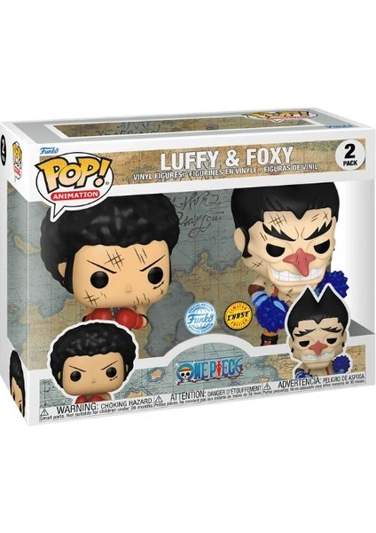 One Pıece Pop! Luffy & Foxy 2-Pack Funko Pop Figür fırsatları