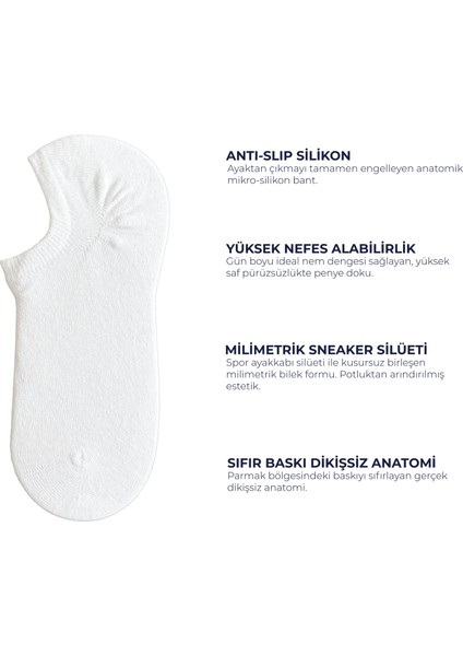 Monochrome Series Sneaker Çorap 6'lı Set fiyatları
