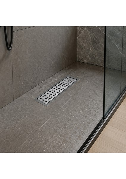 30 cm Paslanmaz Çelik Lineer Duş Kanalı modelleri
