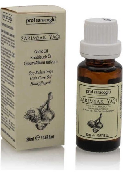 Prof Saraçoğlu Sarımsak Yağı 20 ml Kalite Doğal İçerikli Yağ fiyatları