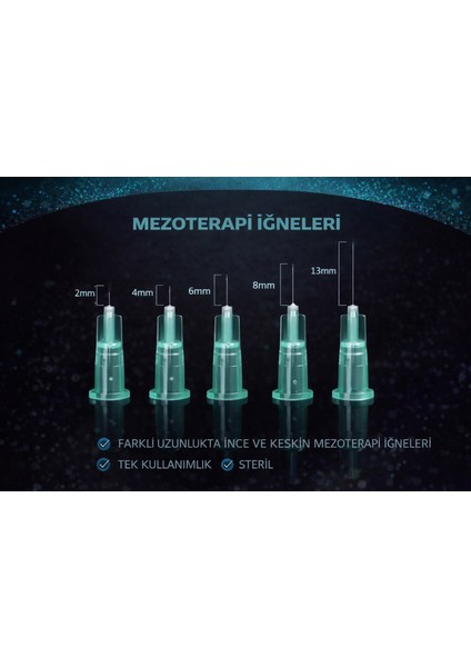 29G x 13MM Mezoterapi Steril Enjeksiyon Iğnesi 100 Adet 1 Kutu fiyatları