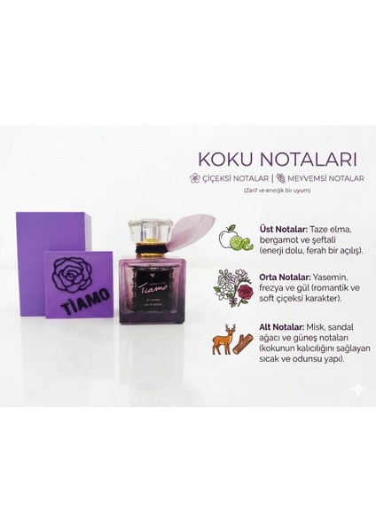 Tiamo Edt 50 ml Kadın Parfümü fırsatları