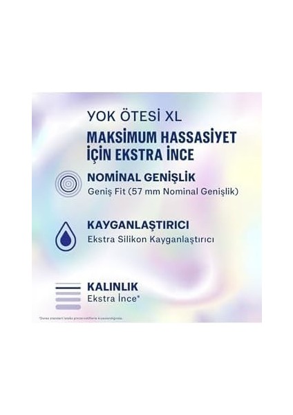 Yok Ötesi Invisible Xl 20 Prezervatif modelleri