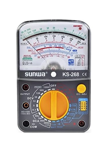 Sunwa KS268 Analog Multimetre Avometre Ölçü Aleti fiyatları