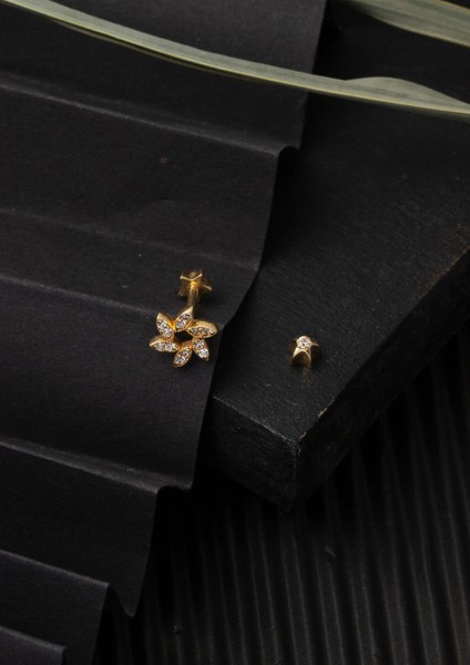 14 Ayar Altın Piercing Tragus Küpe fırsatları