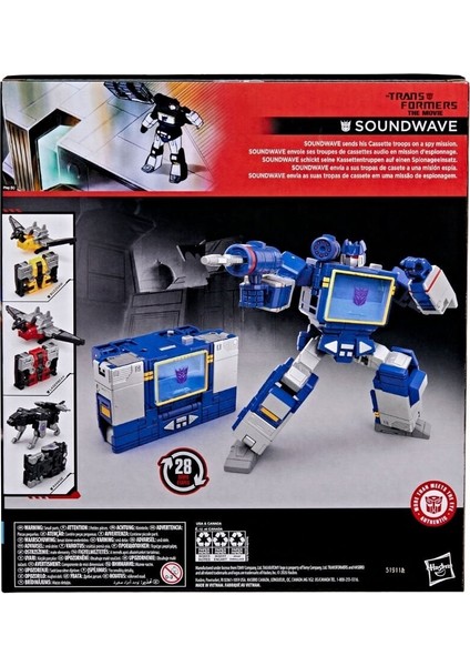 Transformers Studio Series Leader Class Soundwave, The Transformers: The Movie Aksiyon Figürü