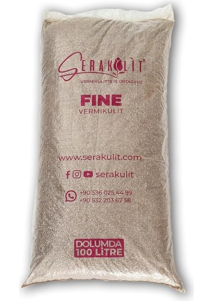 Ithal (Palabora) Vermikülit – Fine 100 Litre fiyatları