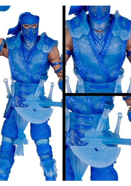 Mortal Kombat 2 - Sub-Zero (Glow In The Dark Edition) Gold Label Aksiyon Figürü