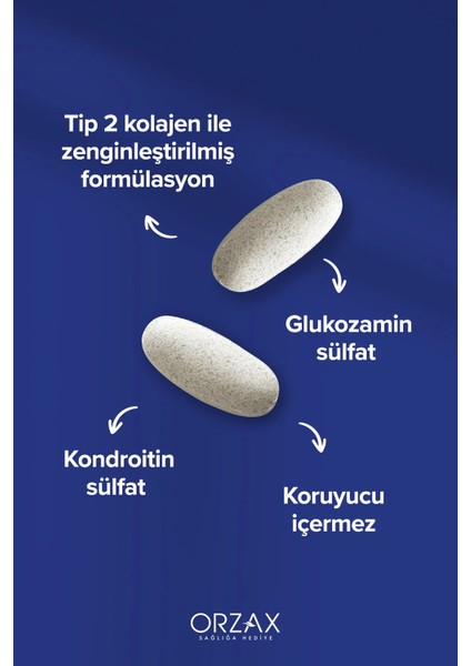 Glukozamin Kompleks 60 Tablet Eklem Dostu Takviye İçeriği ile Yetişkinler İçin fiyatları
