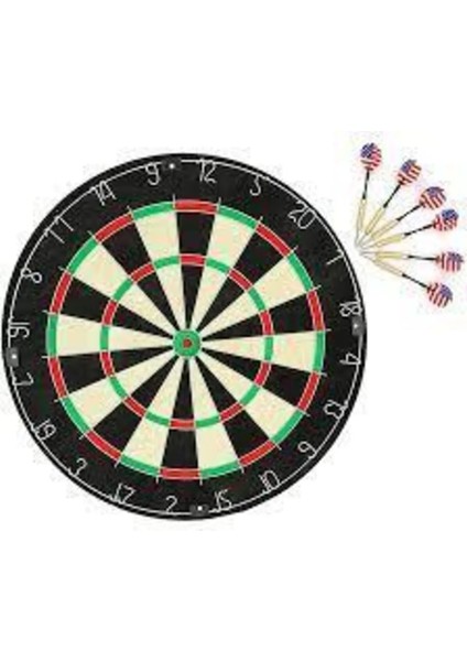 DHT-201 Domuz Kılı Dart Seti 18" Organik Lifli Malzemeden Üretilmiş Profesyonel Kullanım İçin