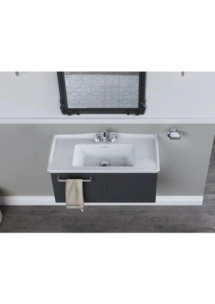 Seramik Kapadokya 65x48 cm Etajerli Lavabo