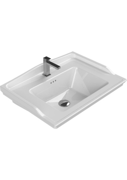 Seramik Kapadokya 65x48 cm Etajerli Lavabo