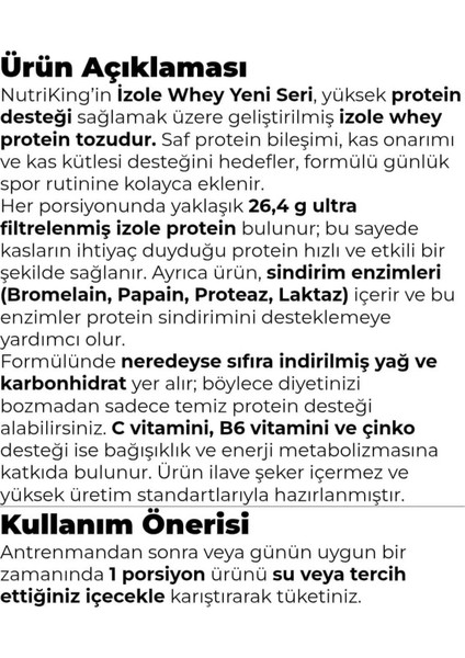 Whey Isolate Protein 900 gr 30 Servis Çikolata Fındık fırsatları