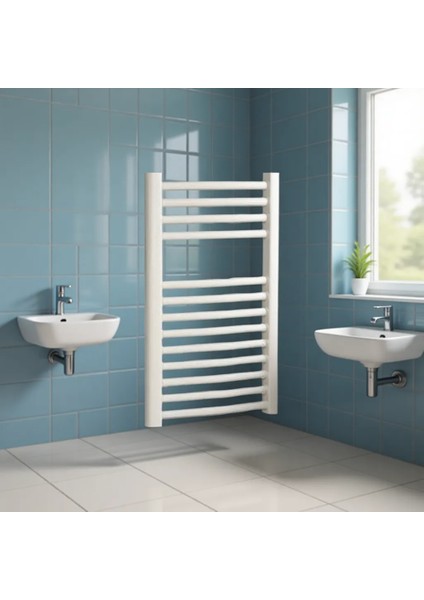 E.C.A 50X110 Düz Beyaz Havlupan 1 Adet Kolay Temizlenebilir 50 x 110 cm Boyutlu