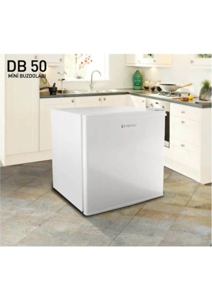 DB50 50 lt Kapasiteli Mini Buzdolabı Büro Tipi Enerji Sınıfı F Dondurucu Bölmeli modelleri